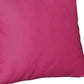 Set of 2 Fuchsia Pink Modern Square Throw Pillows