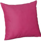 Set of 2 Fuchsia Pink Modern Square Throw Pillows