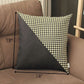 Yellow Houndstooth Modern Decorative Throw Pillow