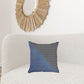 Blue Houndstooth Modern Decorative Throw Pillow