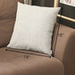 Light Gray Modern Textured Throw Pillow