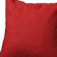 Red Modern Textured Throw Pillow