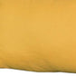 Set of 2 Yellow Modern Lumbar Throw Pillows