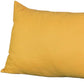 Set of 2 Yellow Modern Lumbar Throw Pillows