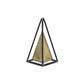 Narrow Metal Triangular Decorative Sculpture