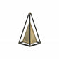 Narrow Metal Triangular Decorative Sculpture
