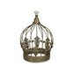 10" Bronze Metal Hand Painted Decorative Crown Tabletop Sculpture