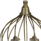 10" Bronze Metal Hand Painted Decorative Crown Tabletop Sculpture