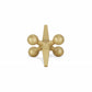 Petite Gold Jack Shaped Decorative Sculpture