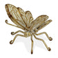 4" Gold Cast Iron Butterfly Tabletop Sculpture