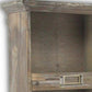 27" Dark Brown Solid Wood Wall Mounted Display Stand