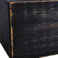 7" Black Wood Wall Mounted Floating Shelf With LED Light