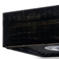 7" Black Wood Wall Mounted Floating Shelf With LED Light