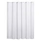 Luxurious White Waffle Weave Shower Curtain