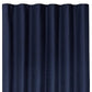 Luxurious Navy Waffle Weave Shower Curtain