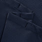 Luxurious Navy Waffle Weave Shower Curtain