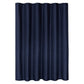 Luxurious Navy Waffle Weave Shower Curtain
