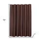 Luxurious Brown Waffle Weave Shower Curtain