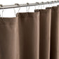 Luxurious Mocha Waffle Weave Shower Curtain