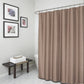 Luxurious Mocha Waffle Weave Shower Curtain