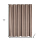 Luxurious Mocha Waffle Weave Shower Curtain