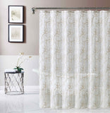 72" Linen Polyester Shower Curtain