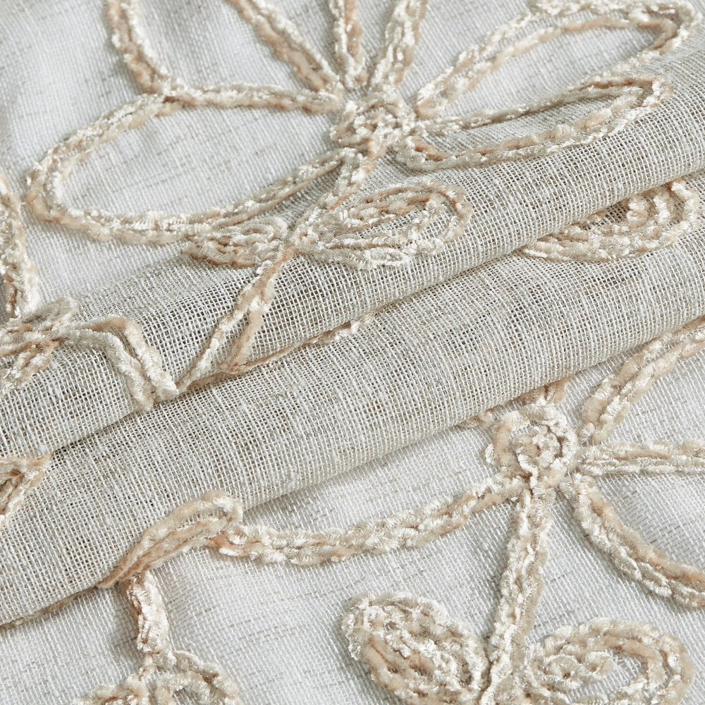 72" Linen Polyester Shower Curtain