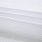 White Sheer and Grid Shower Curtain and Liner Set