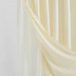 Ivory Sheer and Grid Shower Curtain and Liner Set
