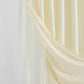 Ivory Sheer and Grid Shower Curtain and Liner Set
