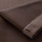 Brown Modern Grid Shower Curtain and Liner Set