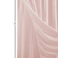 Blush Sheer and Grid Shower Curtain and Liner Set
