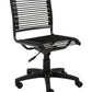 Black Adjustable Swivel Bungee Rolling Office Chair