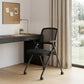 Set of Two Black Mesh Rolling Conference Office Chair