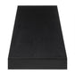 75" Black Wooden Wall Mounted Floating Shelf