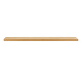 75" Natural Wooden Wall Mounted Floating Shelf