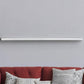75" White Wooden Wall Mounted Floating Shelf