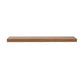 43" Brown Wooden Wall Mounted Floating Shelf