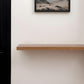 43" Brown Wooden Wall Mounted Floating Shelf