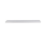 43" White Wooden Wall Mounted Floating Shelf