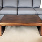 54" Copper Solid Wood and Metal Frame Coffee Table