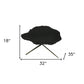 Set of Two Brown Stone and Iron Free Form Bunching Coffee Tables