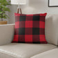 Red and Black Buffalo Plaid Throw Pillow