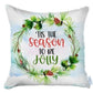 Set of 4 Tis the Season Christmas Throw Pillow Covers