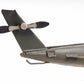 5" Green Metal Hand Painted Model Airplane Tabletop Sculpture