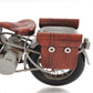 6" Grey Metal Hand Painted Decorative Motorcycle