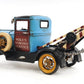 6" Blue And Black Metal Hand Painted Model Car
