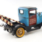 6" Blue And Black Metal Hand Painted Model Car
