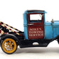 6" Blue And Black Metal Hand Painted Model Car