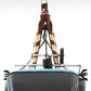 6" Blue And Black Metal Hand Painted Model Car